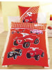 JACK 2 tlg. Renforcé Bettwäsche 135x200cm BIG Bobby Car in Rot