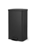 SONGMICS Mülleimer Plushic in Schwarz - (B)32.1 x (H)55.7 x (T)34.8 cm - 40 L