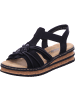 rieker Sandalen in schwarz