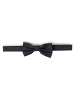 Finshley & Harding London Fliege und Einstecktuch in schwarz weiß - 0001