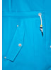 Schmuddelwedda Damen Curvy Regenmantel in Cyanblau