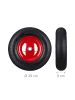 relaxdays 2x Schubkarrenrad in Schwarz/ Rot - 4.80 4.00-8