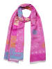 Faera Schal Smiley Sternenmuster in Pink