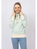 Salzhaut Sweatshirt Kóóveljāu in Beige Aqua