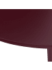 Beliani Esszimmertisch TINO in Rot - (W) 90 x (H) 76 x (L) 90 cm