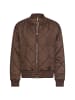 Camel Active Oversize Bomberjacke mit bedrucktem Futter in Braun