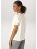 Aniston CASUAL T-Shirt in wollweiß-schwarz-grau-oliv-goldfarben-rot