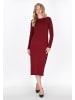 DreiMaster Klassik Women Dress in burgundy