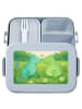 Mr. & Mrs. Panda Bento Box Frosch Liebe Design ohne Spruch in Blau Pastell