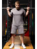 Reichstadt Herren Regular Fit Shorts Marken-Stick in Dark Grey