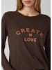 s.Oliver T-Shirt in 89D0_dunkelbraun