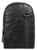 SPIKES & SPARROW Crossover Bag echt Leder in schwarz