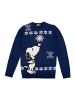 United Labels The Peanuts Winterpullover - Snoopy in blau