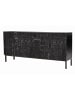 Giner y Colomer Sideboard aus Mangoholz und Eisenbeinen in Brown