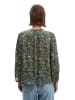 Marc O'Polo Print-Bluse relaxed in Medium Brown