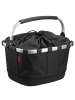 KLICKfix reisenthel Carrybag GT 21 - Gepäckträgerkorb (Racktime) (margarite) in schwarz