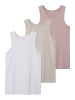 TWO SOON 3er-Pack Tanktop in Moonbeam