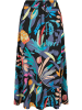 Urban Classics Urban Classics Damen Ladies Viscose Midi Skirt in blackfruity