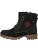 Tom Tailor Schnürstiefel in BLACK