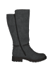 rieker Overknee-Stiefel in smoke/schwarz