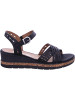 remonte Keilsandalette in schwarz