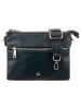 PRATTEN S017-G genarptes PU Umhängetasche Handtasche in petrol blue