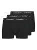 JACK & JONES Junior 3er Pack Boxershorts JACSOHO SOLID TRUNKS JNR in black black - black