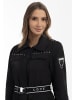 faina Damen 2-In1-Mantel in Schwarz