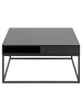 ebuy24 Couchtisch Willford Schwarz 80 x 80 cm