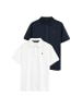 Polo Club 2 tlg. Set: Poloshirt PACK 2 - RIGBY GO POLO SS VO [N-W] in dunkelblau-weiß