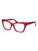 Ana Hickmann Damen Optische Fassungen Katzenauge Rot