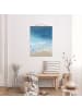 WALLART Stoffbild mit Posterleisten - Ebbe und Flut in Farbe I in Blau