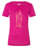 super.natural Merino T-Shirt in fuchsia