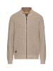Camel Active Kernige Strickjacke aus Baumwollgemisch in Beige