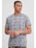 BLEND T-Shirt Blend Herren T-Shirt mit Allover Print - 20712070 in grau