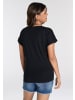 Kangaroos Kurzarmshirt in schwarz