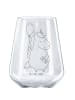 Mr. & Mrs. Panda Glas mit Gravur Einhorn Luftballon ohne Spruch in Transparent