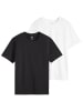 Levi´s T-Shirt 2er Pack in Weiß/Schwarz