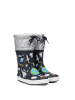 AIGLE Gummistiefel Giboulee Space in dunkelbalu bunt-kombi in dunkelbalu bunt-kombi