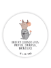 Mr. & Mrs. Panda magnet Stier Astrologie mit Spruch in Weiß