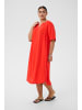 KAFFE curve Kleid KCmille Loose fit in Poppy Red