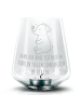 Mr. & Mrs. Panda Kerzenglas Elefant Biene mit Spruch in Transparent