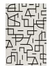 Wecon Home Teppich "Beatrice" in Creme Weiß/Schwarz