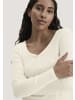 Hessnatur Hessnatur Longsleeve V-Neck PURE NATUREaus reiner Bio-Baumwolle in natur