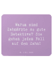 Mr. & Mrs. Panda Mousepad Spruch Zahnarzt Detektiv mit Spruch in Lavendeltraum