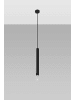 Nice Lamps Hängeleuchte VITTORIA 1 Schwarz stahl und glas (L)8cm (B)8cm (H)120cm