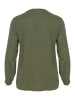 KAFFE curve Langarm-Bluse KChella in Grape Leaf