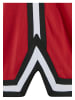Urban Classics Mesh Shorts in cityred/black/white