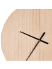 Beliani Wanduhr CABIC in Braun - (W) 60 x (H) 60 x (L) 1 cm