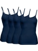 Erwin Müller Baumwolle, Single-Jersey Unterhemd 4er-Pack in marine